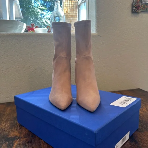 Stuart Weitzman Wren 75 Suede Bootie - Picture 6 of 15